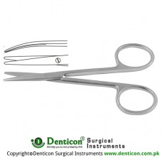 Lexer-Baby Dissecting Scissor Curved Stainless Steel, 10 cm - 4"